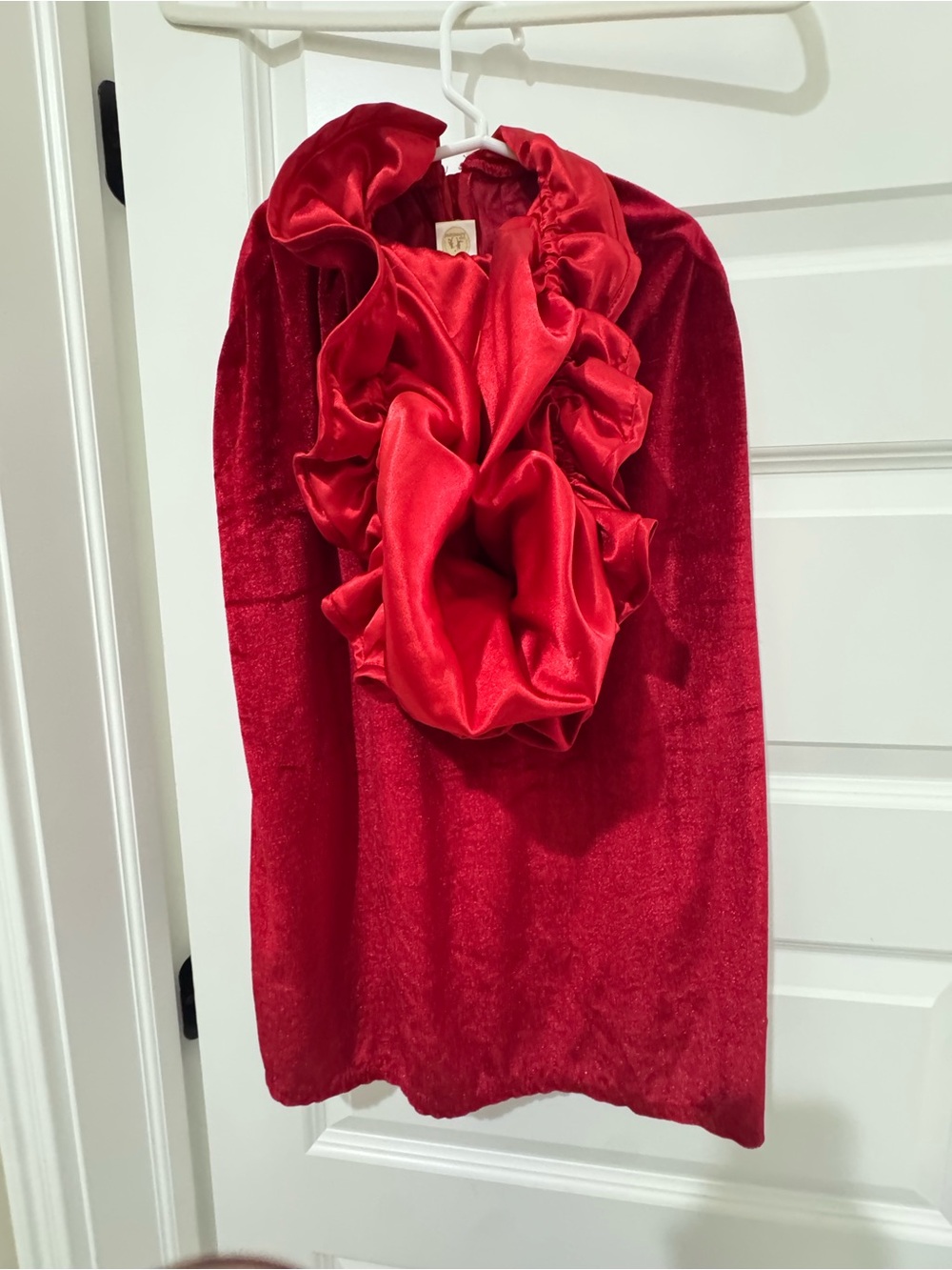 Little Adventures Velvet Red Riding Hood Cape - little girls costume dress up